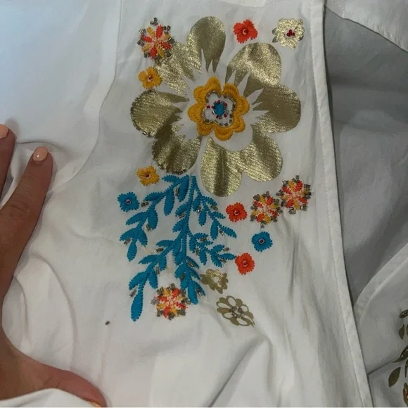 Crown & Ivy Plus Wrap Shirt Belted, Flattering Silluouette - Picture 3 of 3